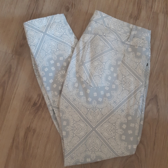 Andrea Jovine Pants - Andrea Jovine | boho patterned skinny jean pant